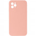 Silicone Case Square Full Camera Protective (AA) NOLOGO на Apple iPhone 11 Pro Max (6.5") (Персиковий / Peach)