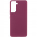 Чохол Silicone Cover Lakshmi (AAA) на Samsung Galaxy S21 FE (Бордовий / Plum)
