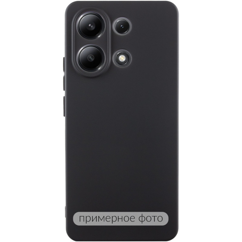 Чехол Silicone Cover Lakshmi Full Camera (AAA) для Xiaomi Redmi Note 12 Pro 5G (Черный / Black)