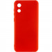 Чохол Silicone Cover Lakshmi Full Camera (A) на Samsung Galaxy A03 Core (Червоний / Red)