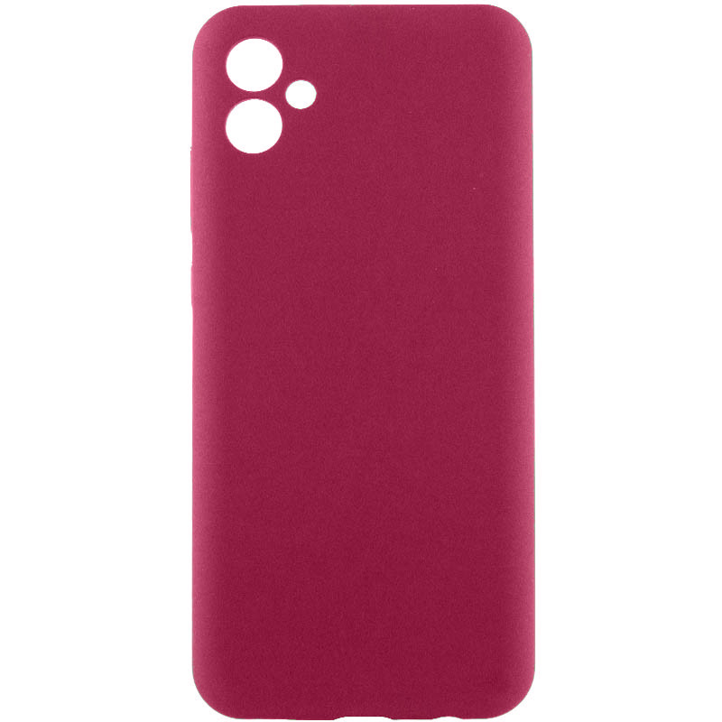 Чехол Silicone Cover Lakshmi Full Camera (AA) для Samsung Galaxy A07 (Бордовый / Marsala)