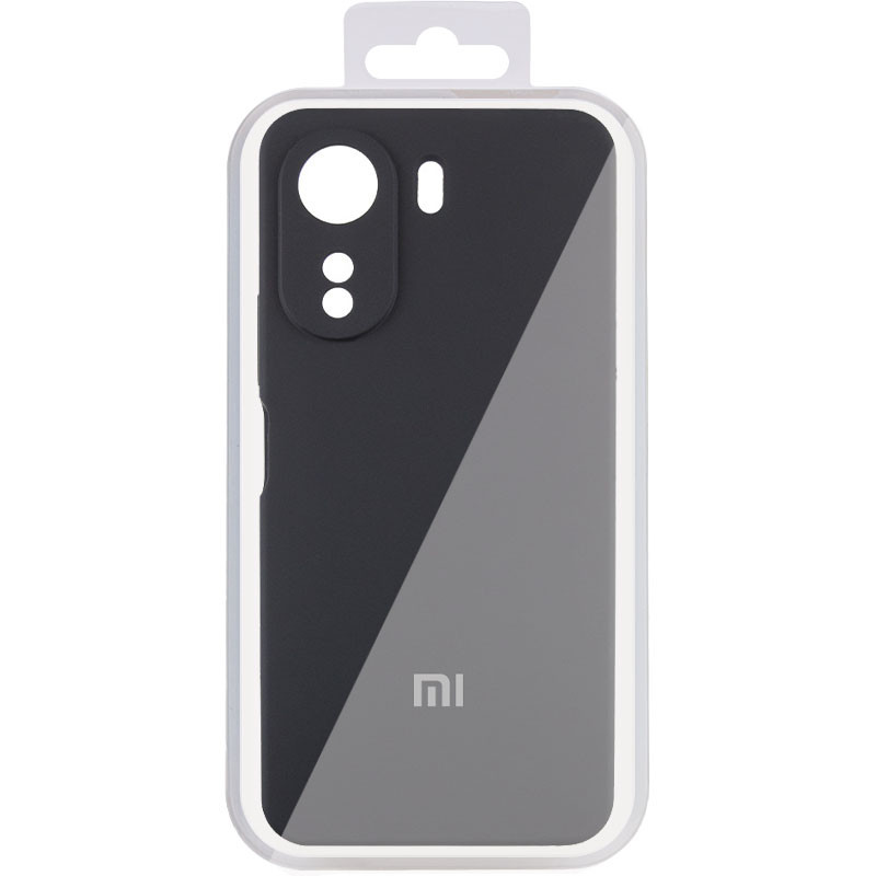 Фото Чохол Silicone Cover Lakshmi Full Camera (AA) with logo на Xiaomi Redmi 13C / Poco C65 (Чорний / Black) на vchehle.ua