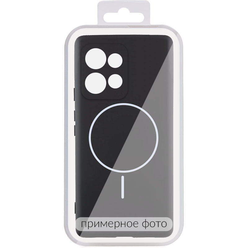 Чехол Silicone Cover Lakshmi Full Camera (AA) with Magnetic Fit для Motorola Edge 50 Pro (Черный / Black) в магазине vchehle.ua