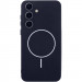 Чохол Silicone Cover Lakshmi Full Camera (AA) with Magnetic Fit на Samsung Galaxy S25 (Темно-синій / Midnight blue)