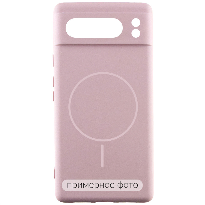 Чохол Silicone Cover Lakshmi Full Camera (AA) with Magnetic Fit на Google Pixel 9 / 9 Pro (Рожевий / Pink Sand)