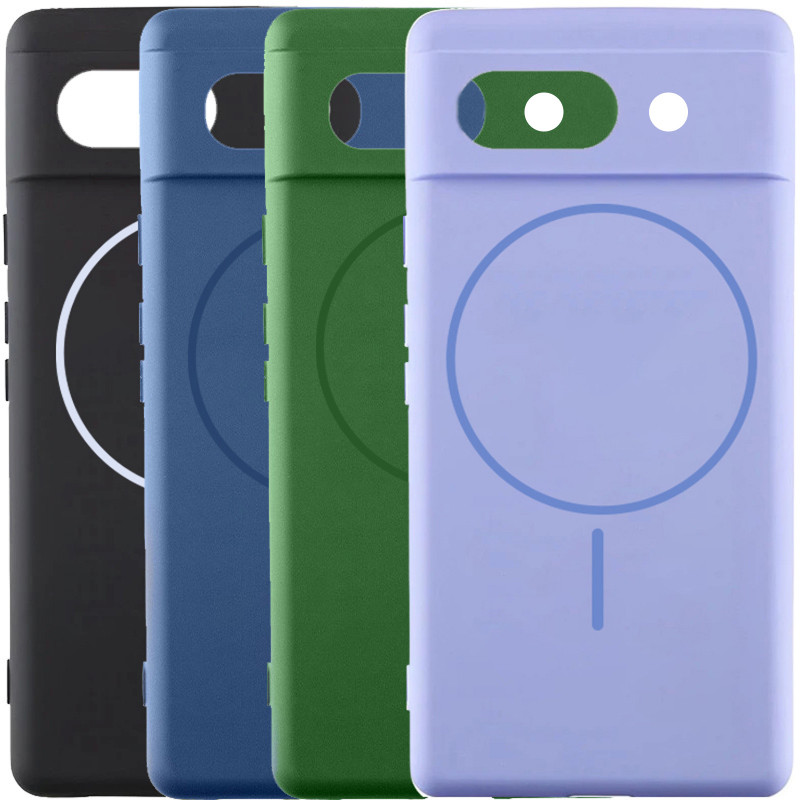 Чохол Silicone Cover Lakshmi Full Camera (AA) with Magnetic Fit на Google Pixel 10a