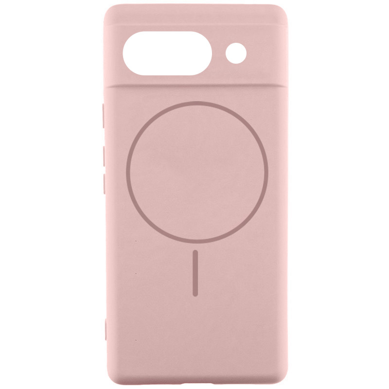 Чохол Silicone Cover Lakshmi Full Camera (AA) with Magnetic Fit на Google Pixel 10a (Рожевий / Pink Sand)