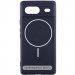 Чохол Silicone Cover Lakshmi Full Camera (AA) with Magnetic Fit на Google Pixel 9a (Темно-синій / Midnight blue)