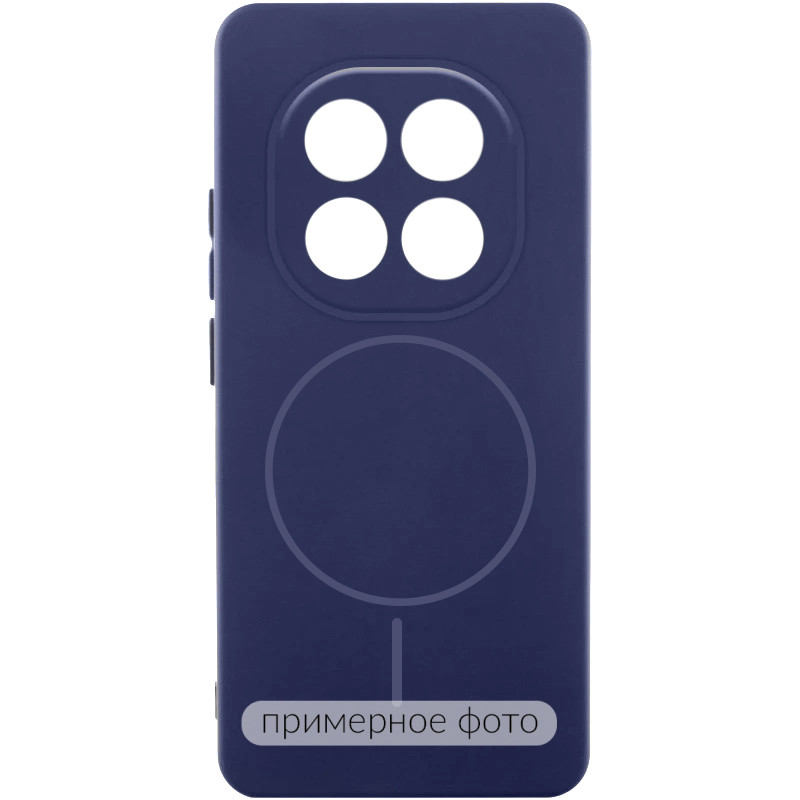 Чехол Silicone Cover Lakshmi Full Camera (AA) with Magnetic Fit для Xiaomi Redmi A7 Pro 4G /Poco C81 (Темно-синий / Midnight blue)