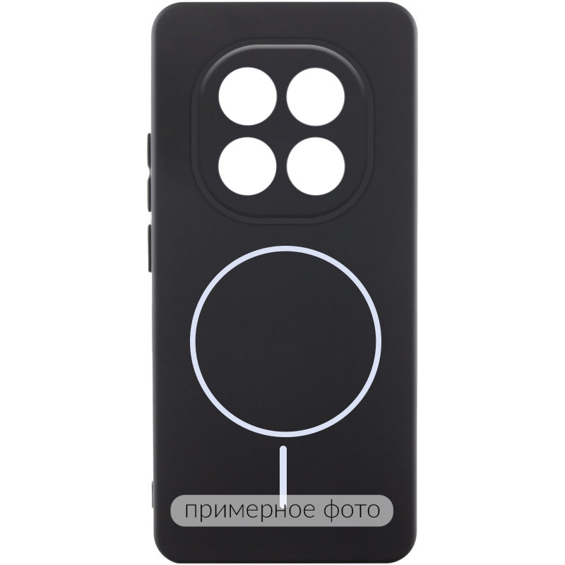 Чехол Silicone Cover Lakshmi Full Camera (AA) with Magnetic Fit для Xiaomi Redmi A7 Pro 4G /Poco C81 (Черный / Black)