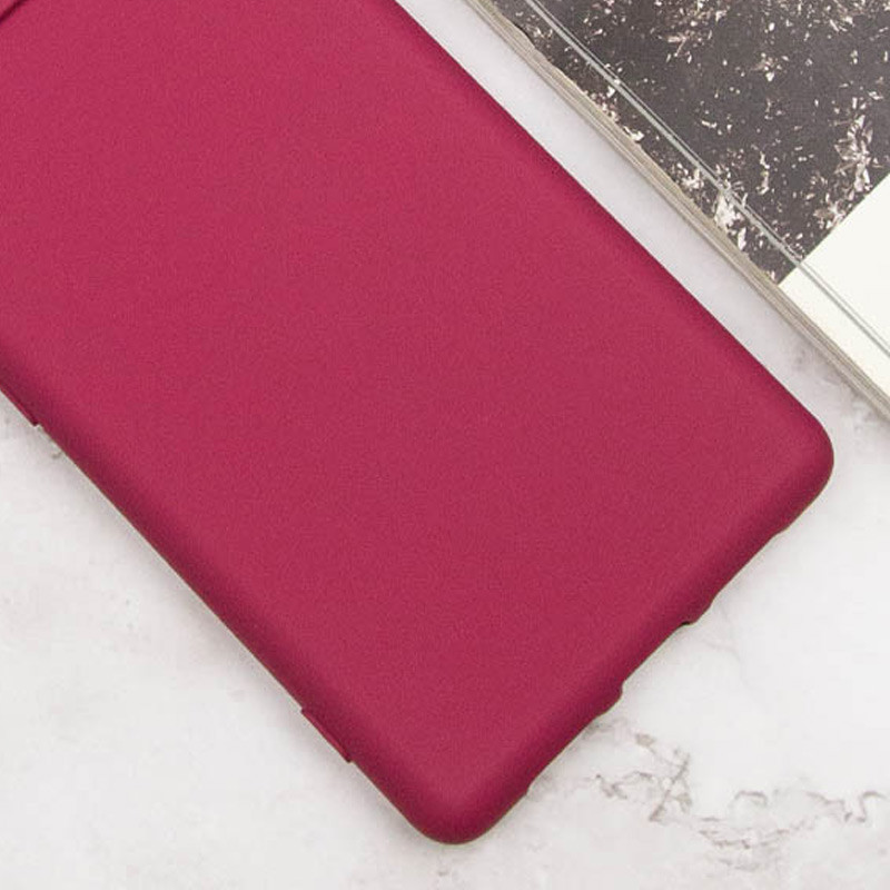 Фото Чохол Silicone Cover Lakshmi Full Camera (AAA) на Google Pixel 7 (Бордовий / Plum) в маназині vchehle.ua