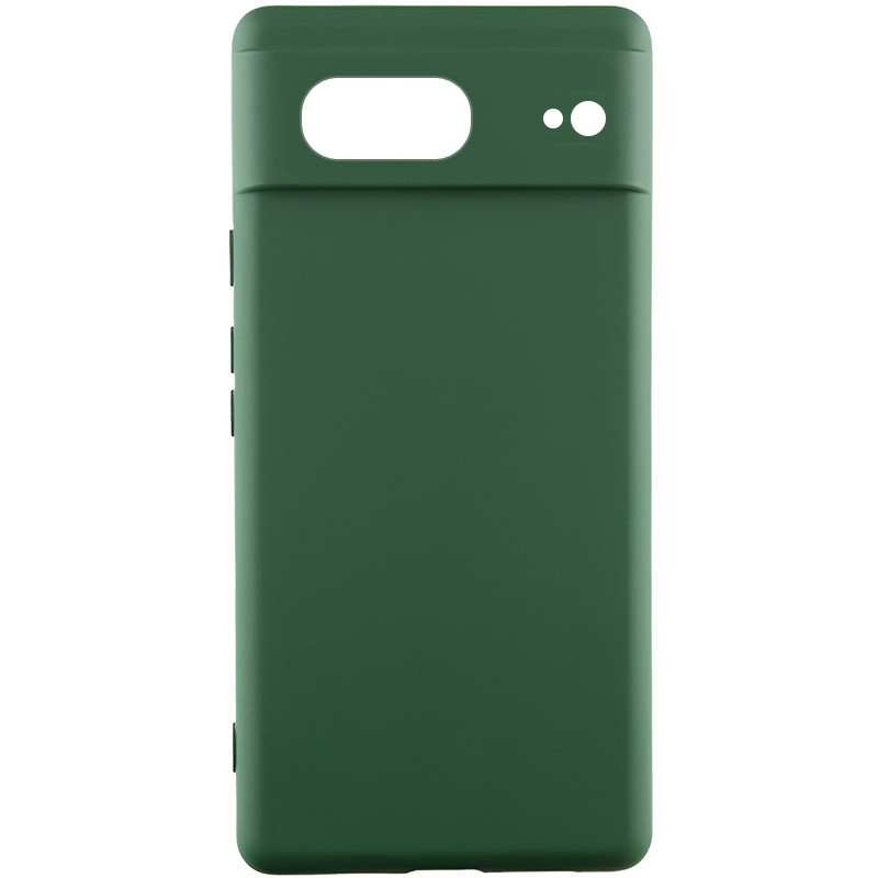 Чохол Silicone Cover Lakshmi Full Camera (AAA) на Google Pixel 7 (Зелений / Cyprus Green)