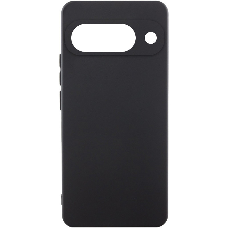 Чехол Silicone Cover Lakshmi Full Camera (AAA) для Google Pixel 9a (Черный / Black)