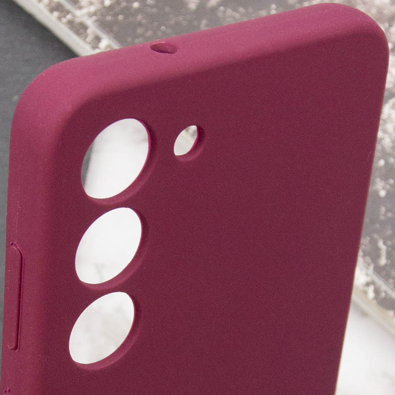 Заказать Чехол Silicone Cover Lakshmi Full Camera (AAA) для Samsung Galaxy S22 (Бордовый / Plum) на vchehle.ua
