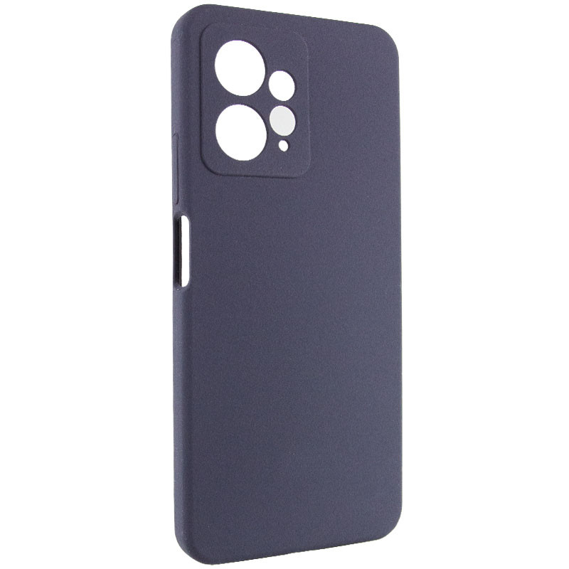 Фото Чохол Silicone Cover Lakshmi Full Camera (AAA) на Xiaomi Redmi Note 12 4G (Темно-синій / Midnight blue) на vchehle.ua
