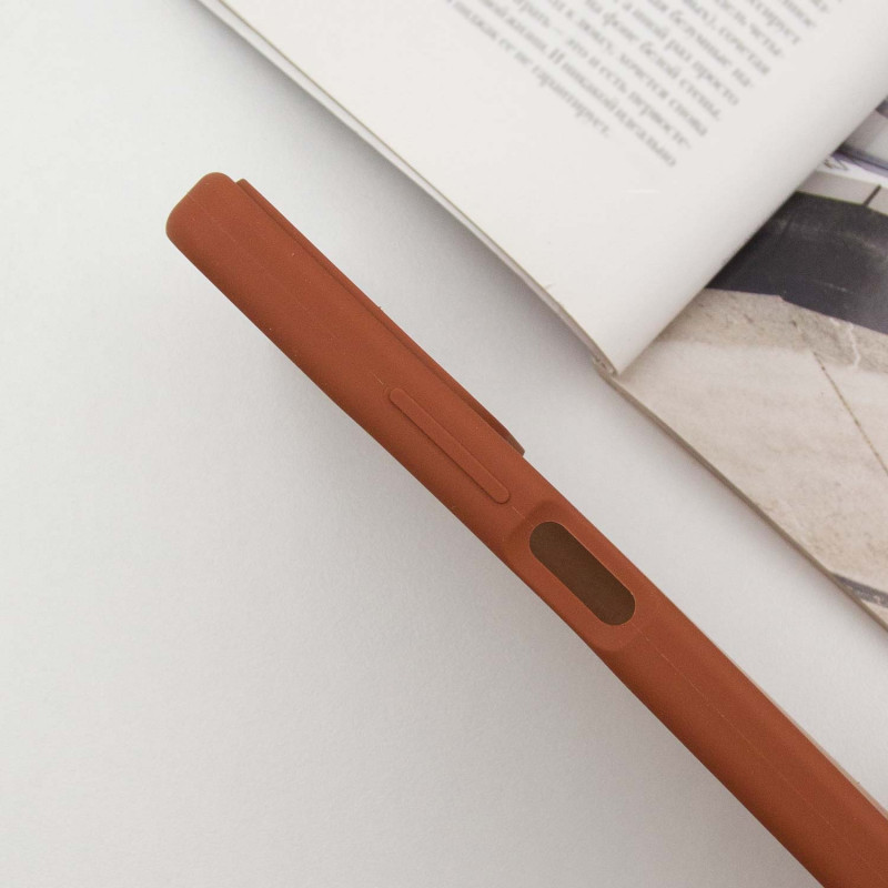 Чохол Silicone Cover Ummi Lakshmi Full Camera (AA) на Xiaomi Redmi 13 4G / Poco M6 4G (Коричневий / Brown) в магазині vchehle.ua