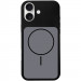 Чехол Silk Duo Color (AA) NO LOGO with Magnetic Fit для Apple iPhone 17 (6.3") (Black)