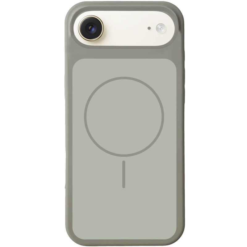 Чехол Silk Duo Color (AA) NO LOGO with Magnetic Fit для Apple iPhone 17 Air (6.5") (Gray)