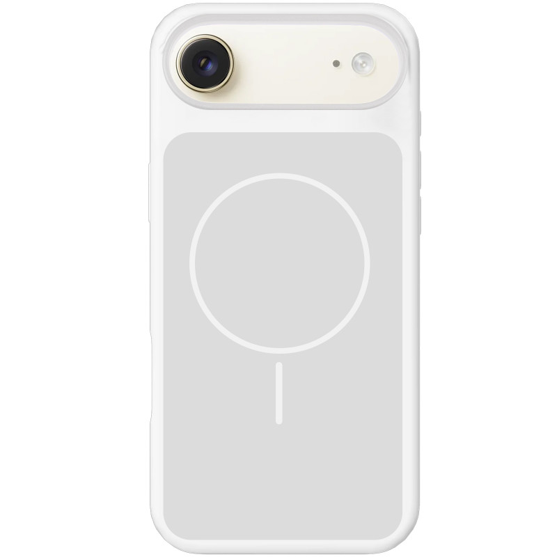 Чехол Silk Duo Color (AA) NO LOGO with Magnetic Fit для Apple iPhone 17 Air (6.5") (White)
