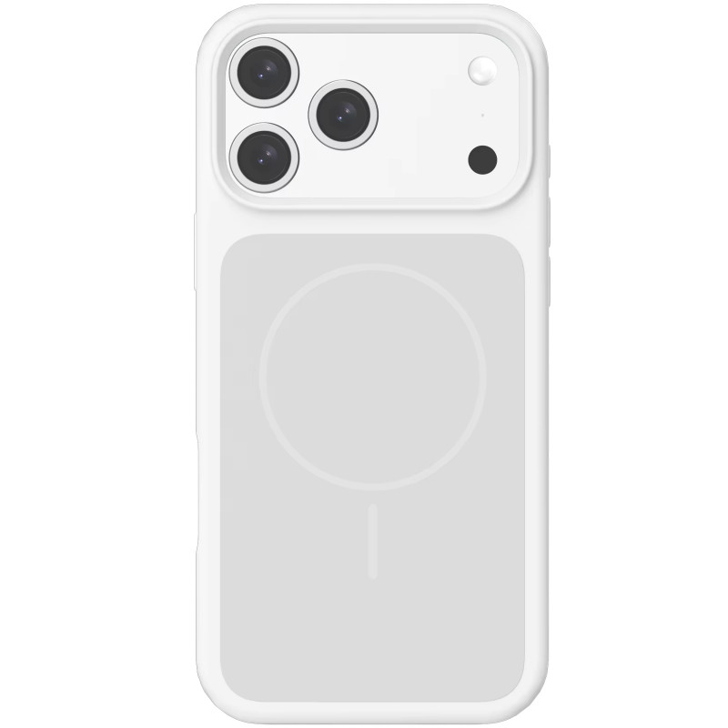 Чехол Silk Duo Color (AA) NO LOGO with Magnetic Fit для Apple iPhone 17 Pro Max (6.9") (White)