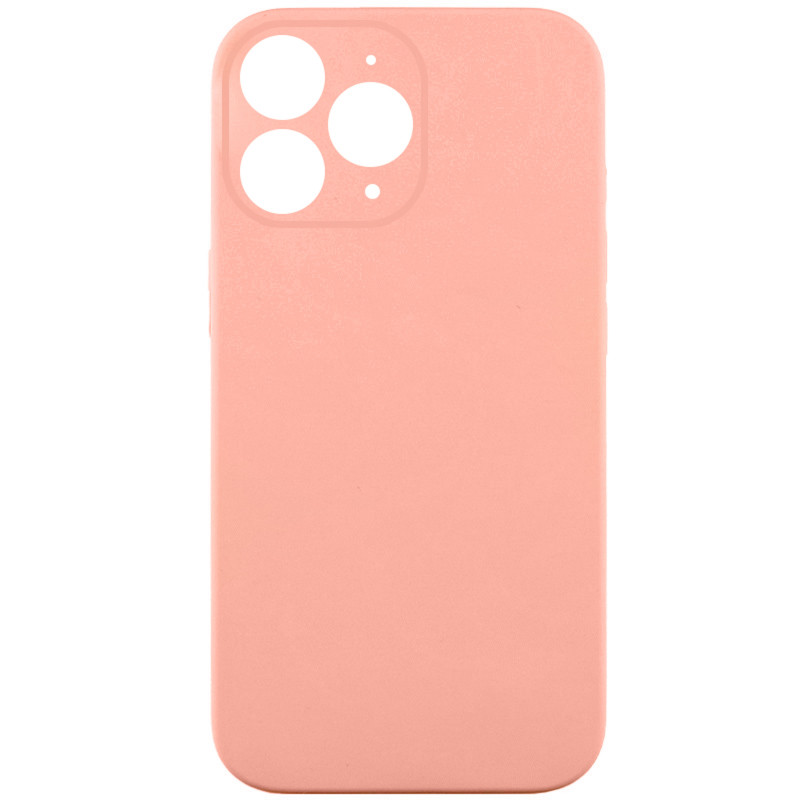 Чохол Silk Full Camera Protective (AA) NO LOGO на Apple iPhone 12 Pro (6.1") (Персиковий / Peach)
