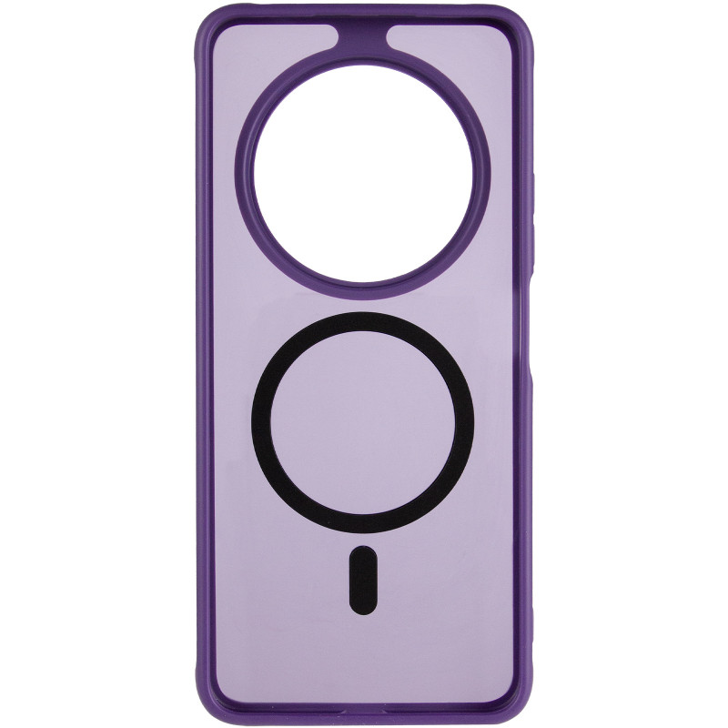 Фото Чехол TPU Bloom with Magnetic Safe для iaomi Redmi 14C / A4 / Poco C75 / Poco M7 5G (Purple) в магазине vchehle.ua