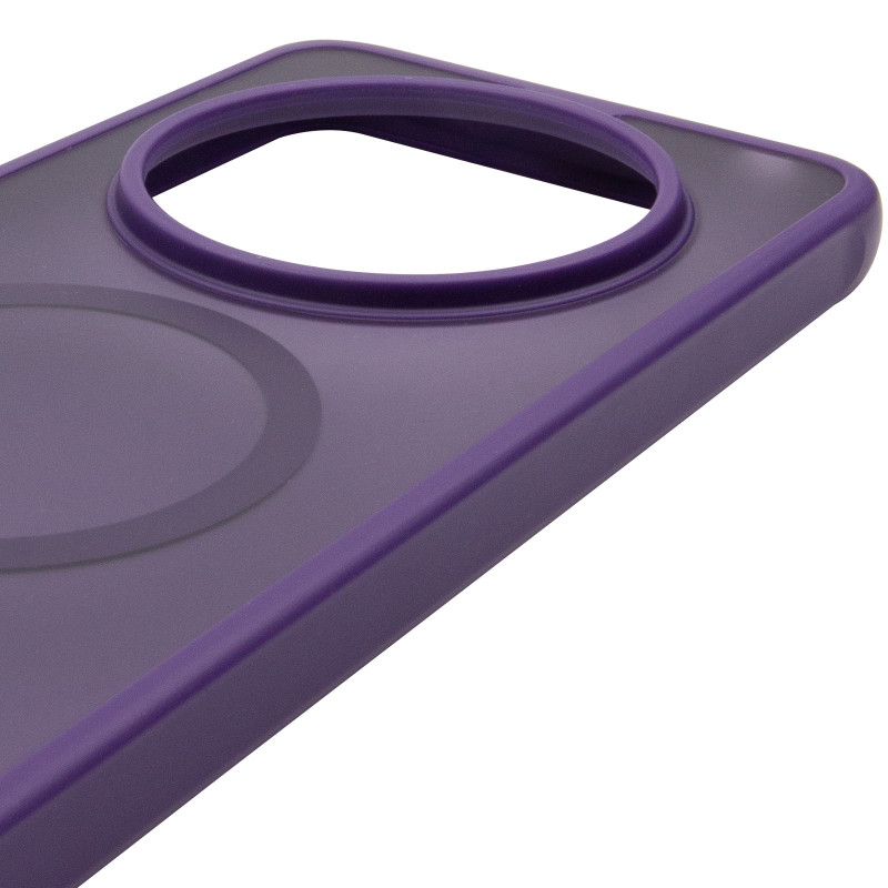 Чехол TPU Bloom with Magnetic Safe для iaomi Redmi 14C / A4 / Poco C75 / Poco M7 5G (Purple) в магазине vchehle.ua