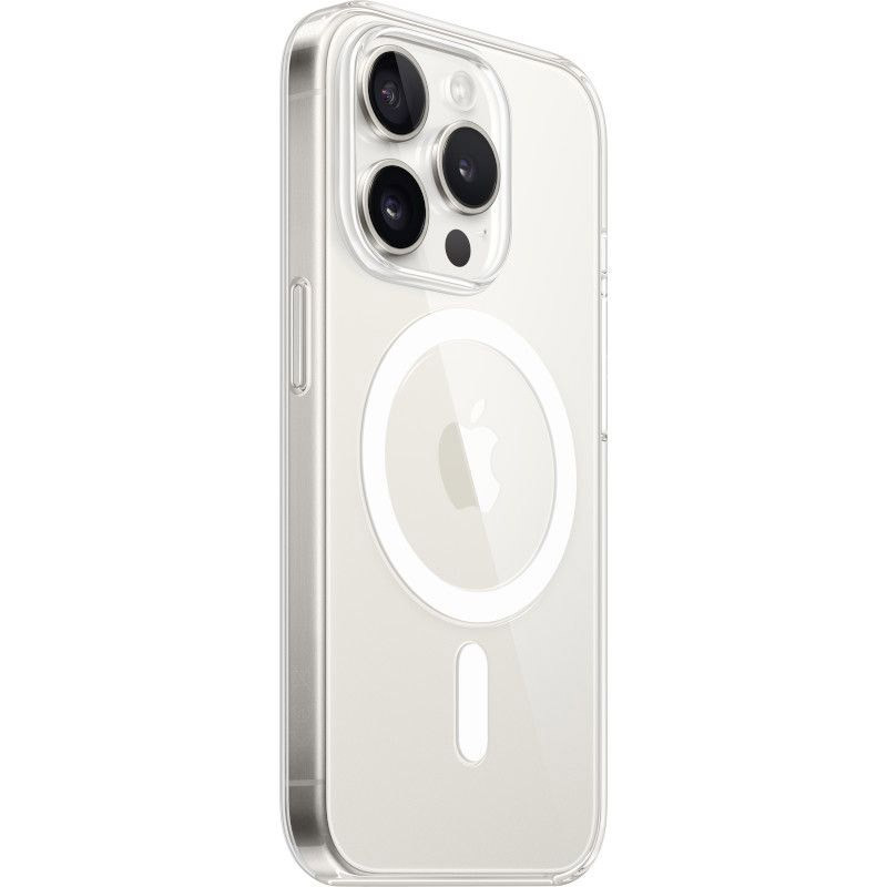 Фото Чехол TPU Crystal Case with Magnetic Fit для Apple iPhone 14 Pro Max (6.7") (Clear) на vchehle.ua