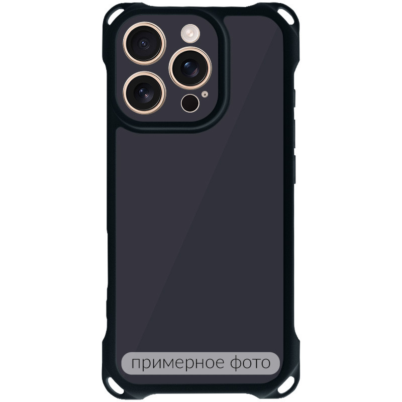 Фото Чехол TPU CrossBody with straps для Apple iPhone 16e / 17e (6.1") (Black) на vchehle.ua