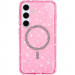 Чохол TPU Eclipse Sparkle Magnetic Fit на Samsung Galaxy S25 / S24 (Pink)