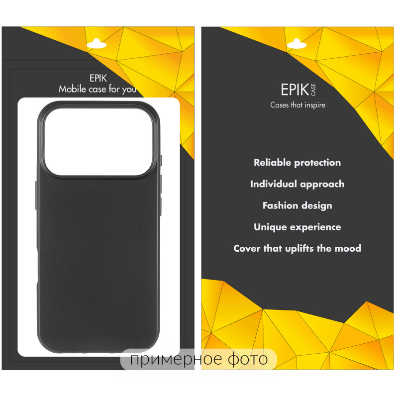 Заказать Чехол TPU Epik Black для Apple iPhone 18 (Черный) на vchehle.ua