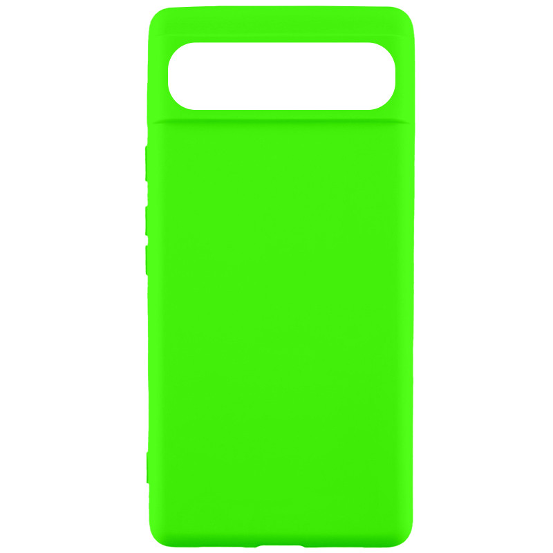 Чехол TPU GETMAN Liquid Silk для Google Pixel 6 Pro (Салатовый / Neon Green)