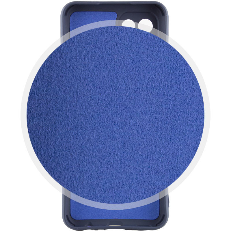 Фото Чохол TPU GETMAN Liquid Silk Full Camera на Samsung Galaxy A05 (Синій / Midnight Blue) в маназині vchehle.ua