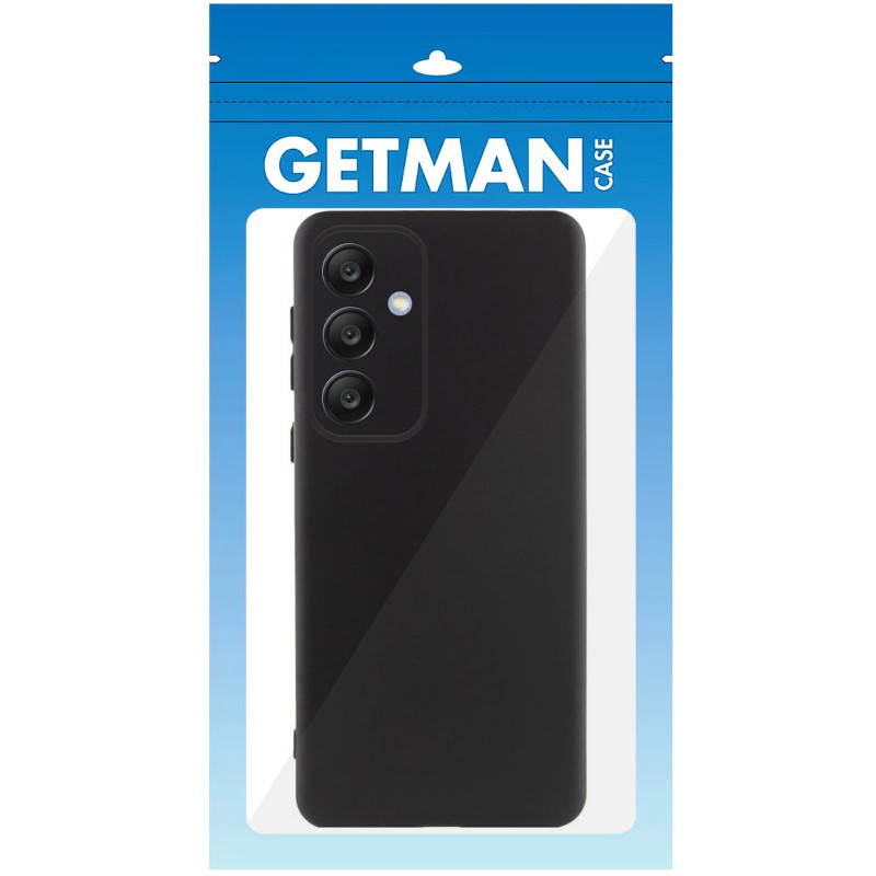 Чехол TPU GETMAN Liquid Silk Full Camera для Samsung Galaxy S24 FE (Черный / Black) в магазине vchehle.ua