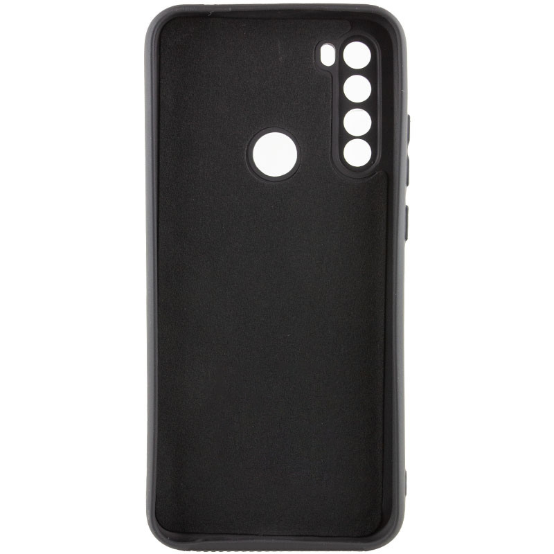 Фото Чохол TPU GETMAN Liquid Silk Full Camera на Xiaomi Redmi Note 8T (Чорний / Black) на vchehle.ua