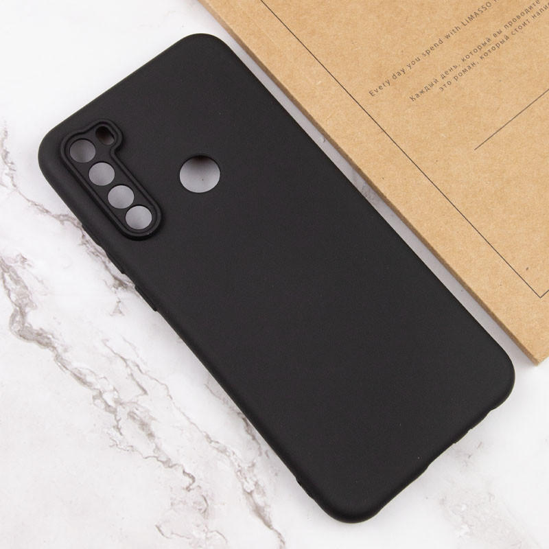 Чохол TPU GETMAN Liquid Silk Full Camera на Xiaomi Redmi Note 8T (Чорний / Black) в магазині vchehle.ua