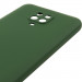 Чехол TPU GETMAN Liquid Silk Full Camera для Xiaomi Redmi Note 9s / Note 9 Pro / Note 9 Pro Max (Зеленый / Dark green) в магазине vchehle.ua