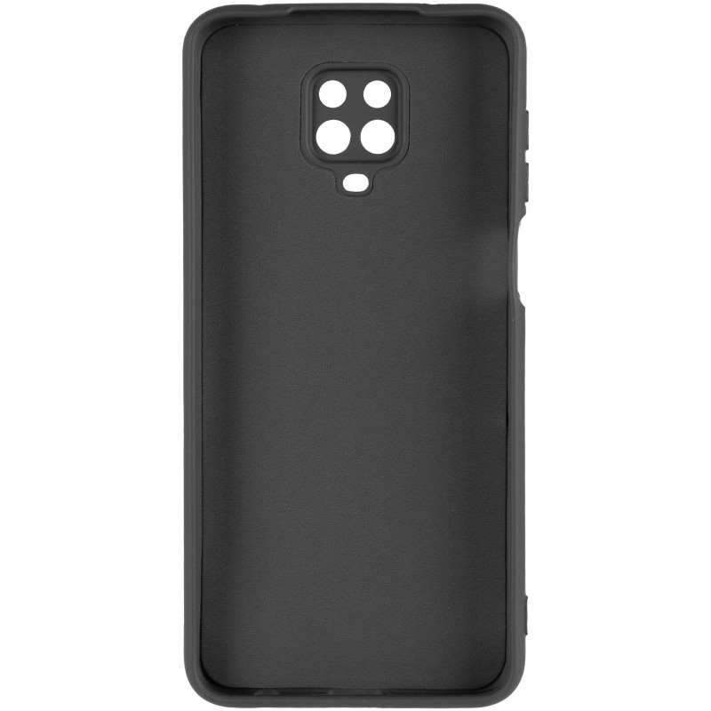 Фото Чехол TPU GETMAN Liquid Silk Full Camera для Xiaomi Redmi Note 9s / Note 9 Pro / Note 9 Pro Max (Черный / Black) в магазине vchehle.ua