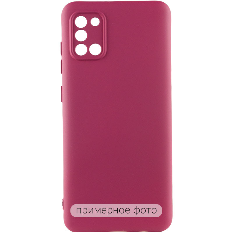 Чехол TPU GETMAN Liquid Silk Full Camera для Infinix Smart 10 (Бордовый / Marsala)