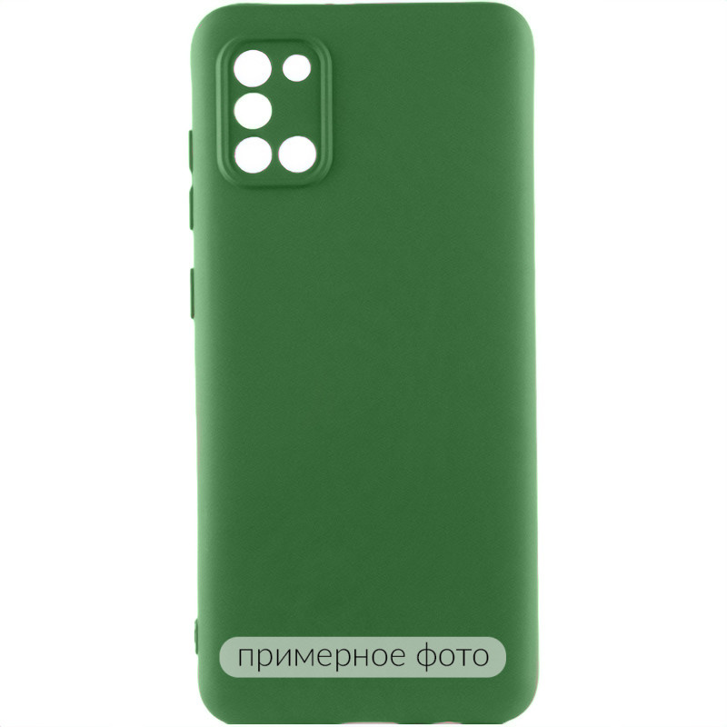 Чехол TPU GETMAN Liquid Silk Full Camera для Infinix Smart 10 (Зеленый / Dark green)