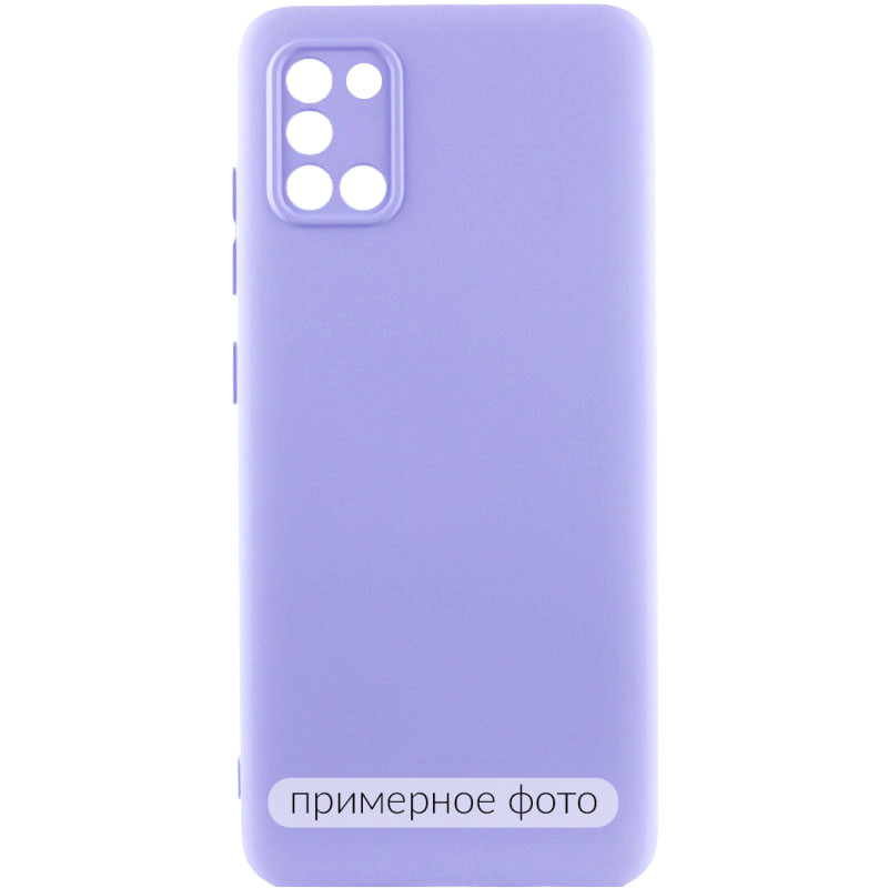 Чехол TPU GETMAN Liquid Silk Full Camera для Infinix Smart 10 (Сиреневый / Light purple)