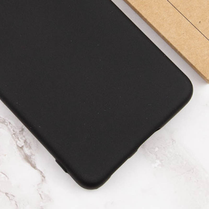 Фото Чохол TPU GETMAN Liquid Silk Full Camera на Motorola Moto G14 (Чорний / Black) в маназині vchehle.ua
