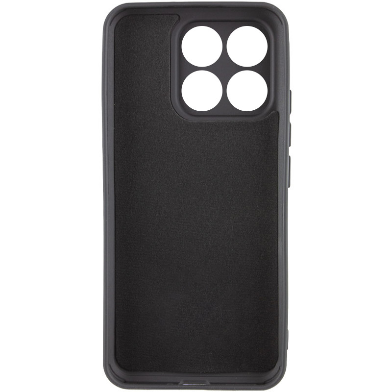 Фото Чехол TPU GETMAN Liquid Silk Full Camera для Motorola Moto G15 4G / G15 Power / G17 / G17 Power (Черный / Black) на vchehle.ua