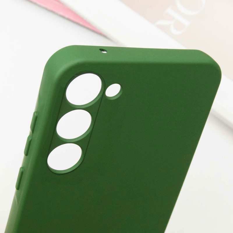Купить Чехол TPU GETMAN Liquid Silk Full Camera для Samsung Galaxy S23 (Зеленый / Dark green) на vchehle.ua