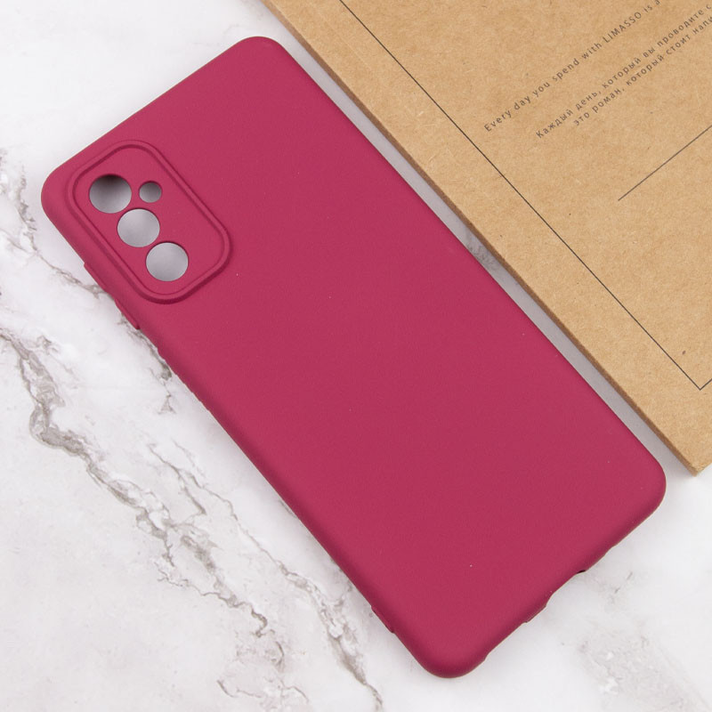 Чохол TPU GETMAN Liquid Silk Full Camera на Samsung Galaxy A36 5G (Бордовий / Marsala) в магазині vchehle.ua