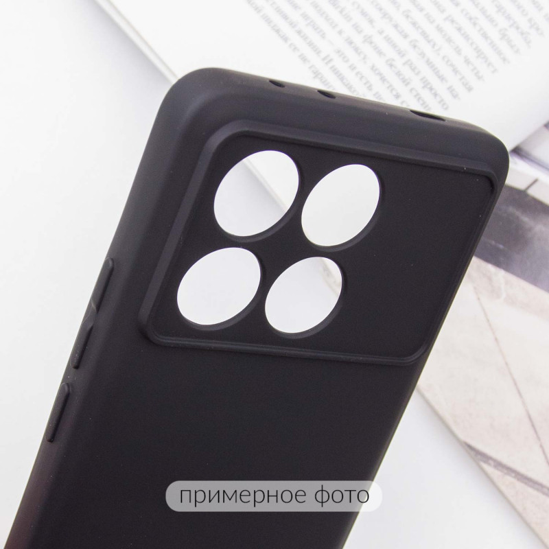 Купити Чохол TPU GETMAN Liquid Silk Full Camera на Xiaomi Poco X6 / Note 13 Pro 5G (Чорний / Black) на vchehle.ua