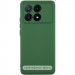 Чехол TPU GETMAN Liquid Silk Full Camera для Xiaomi Poco X8 Pro Max (Зеленый / Dark green)