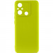 Чехол TPU GETMAN Liquid Silk Full Camera для Xiaomi Redmi 12C (Желтый / Flash)