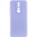 Чехол TPU GETMAN Liquid Silk Full Camera для Xiaomi Redmi 8 (Сиреневый / Light purple)