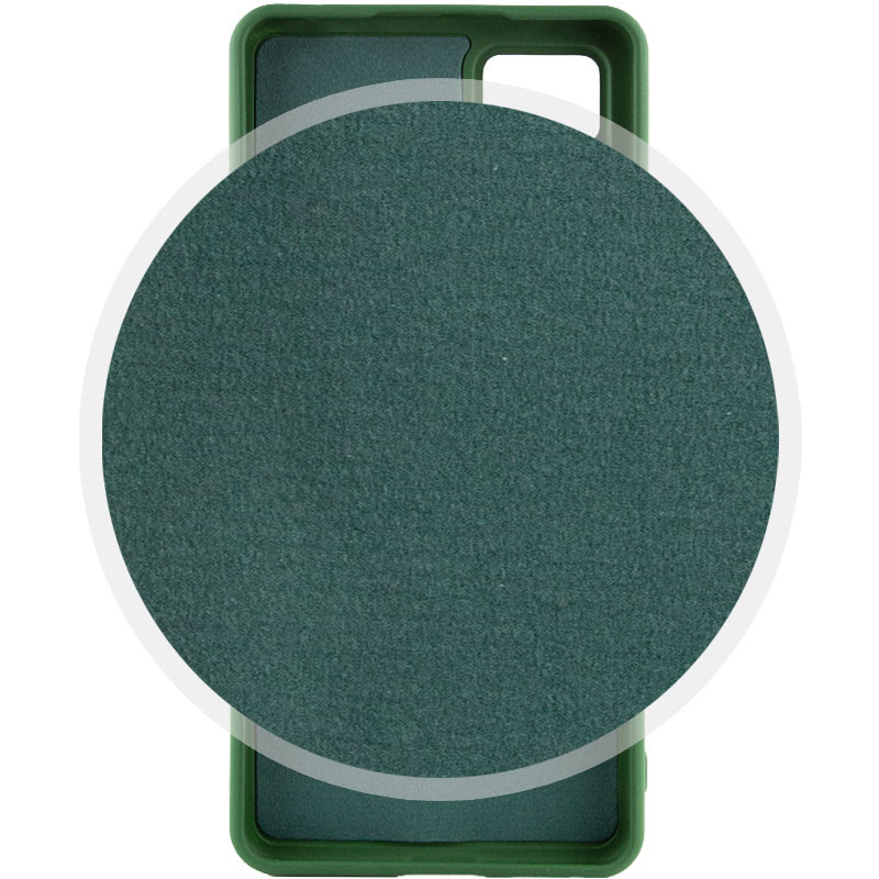 Фото Чохол TPU GETMAN Liquid Silk Full Camera на Xiaomi Redmi Note 11 Pro 4G/5G / 12 Pro 4G (Зелений / Dark green) в маназині vchehle.ua